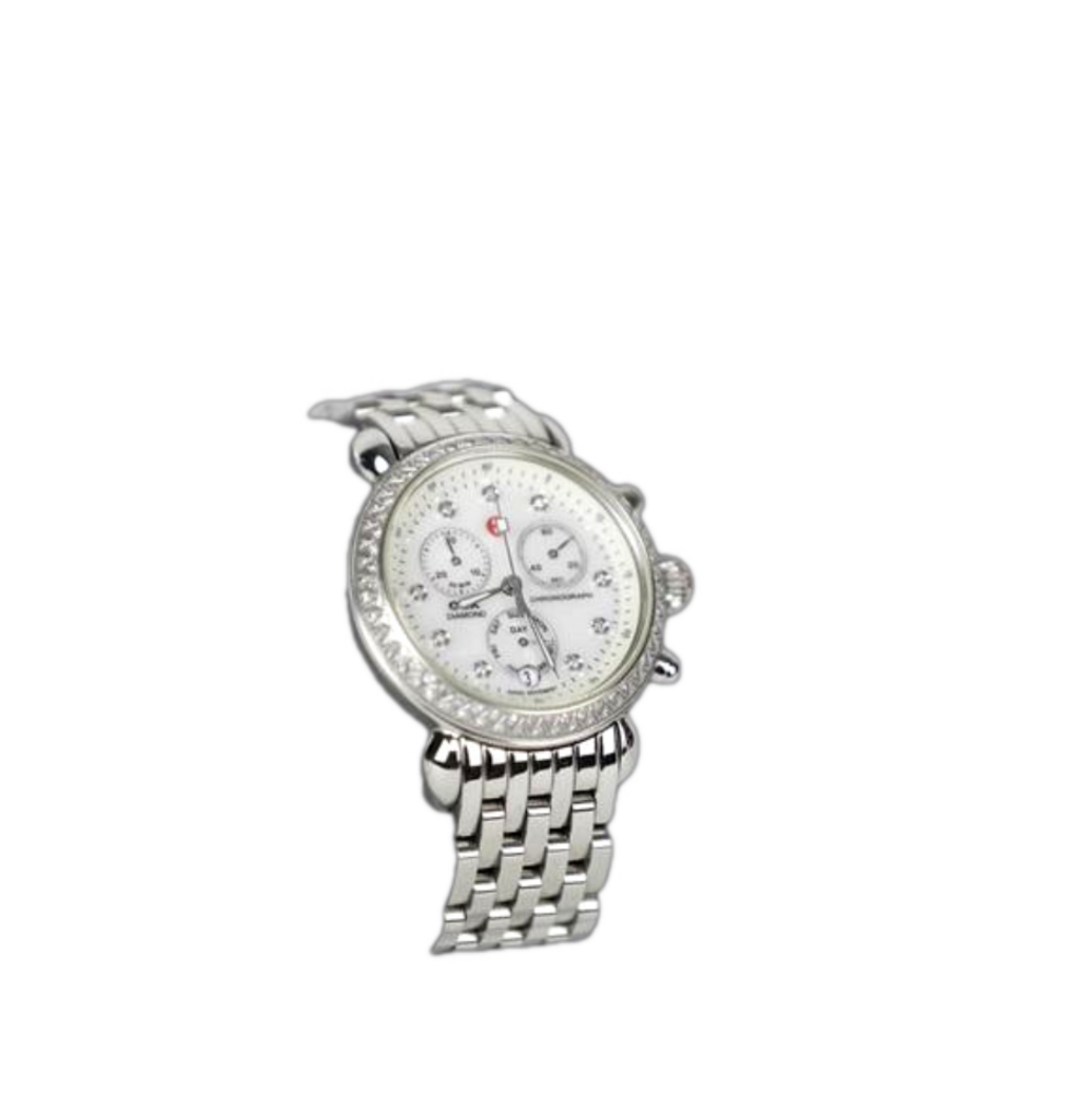 Michele Signature CSX-36 Diamond & Pearl White Dial Ladies Watch